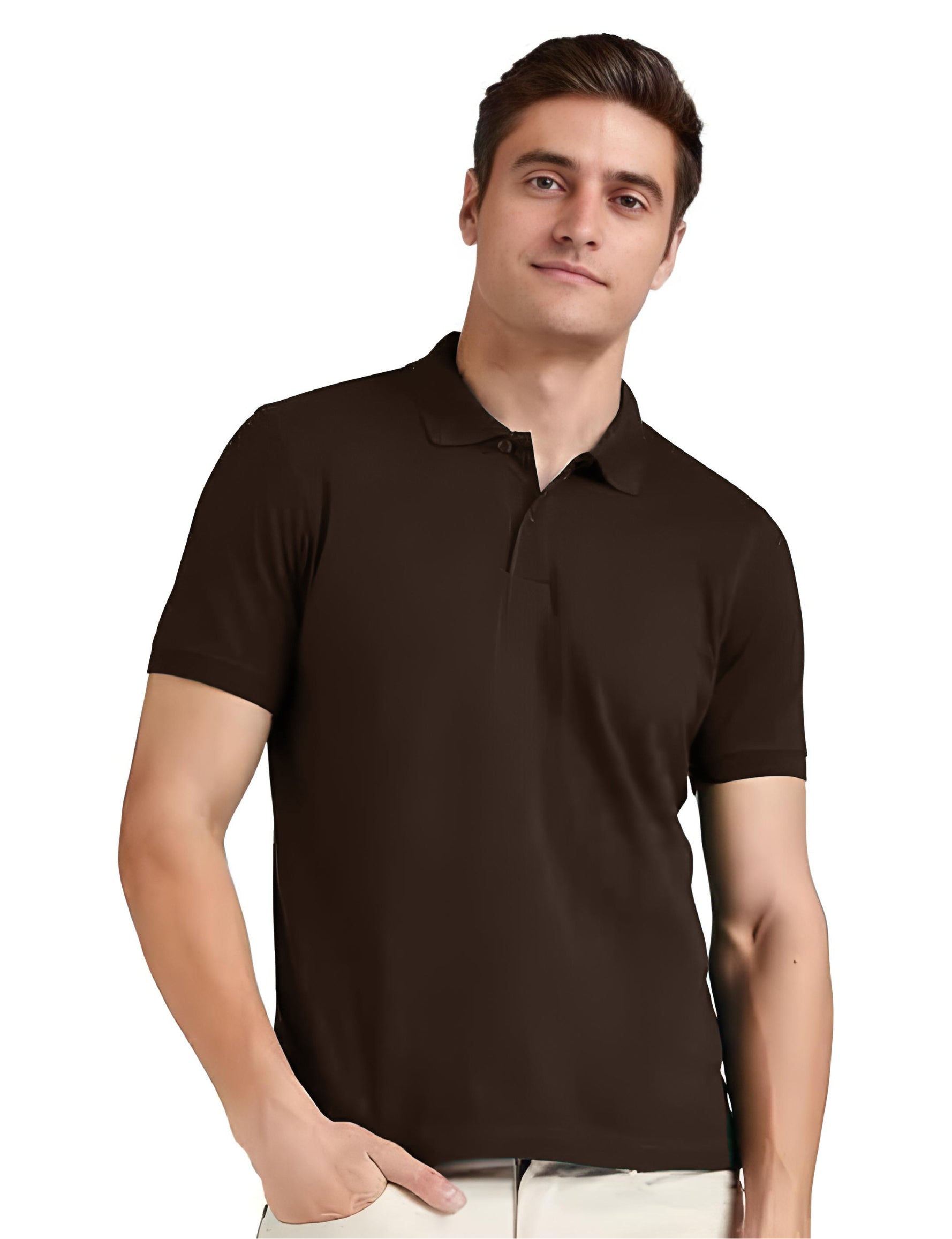 Polo T-Shirt for Men (Coffee)