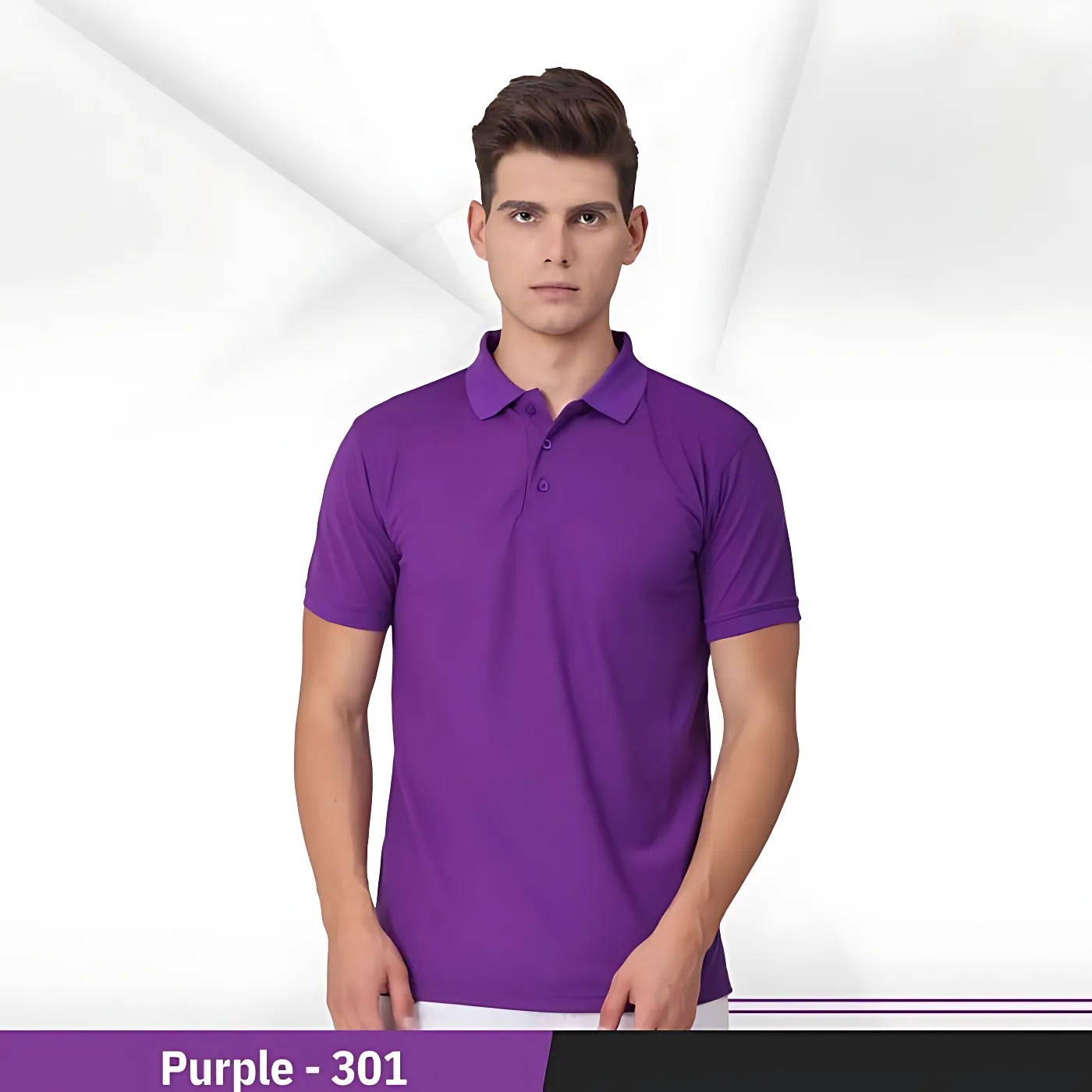 Plain-Regular Fit (301-Purple)