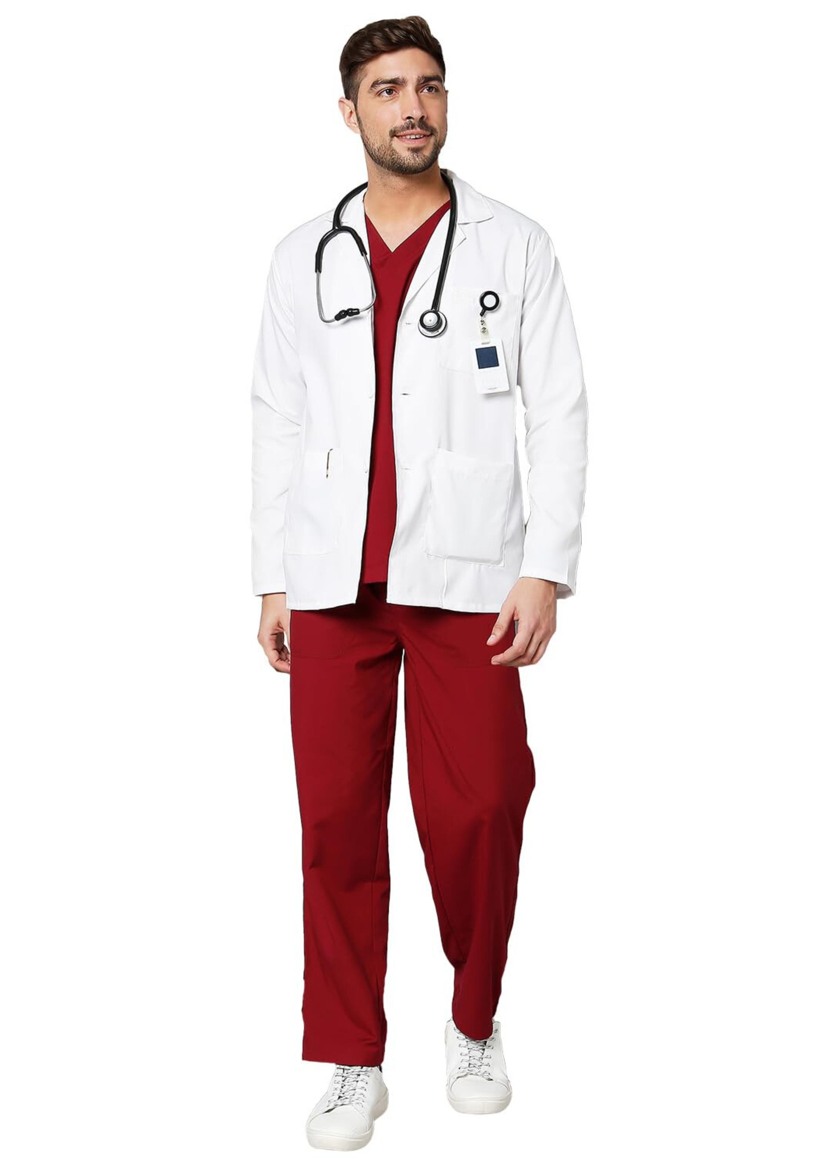 Ideal for Doctors & Medical Professionals - LABCOAT_HLFS_XXL