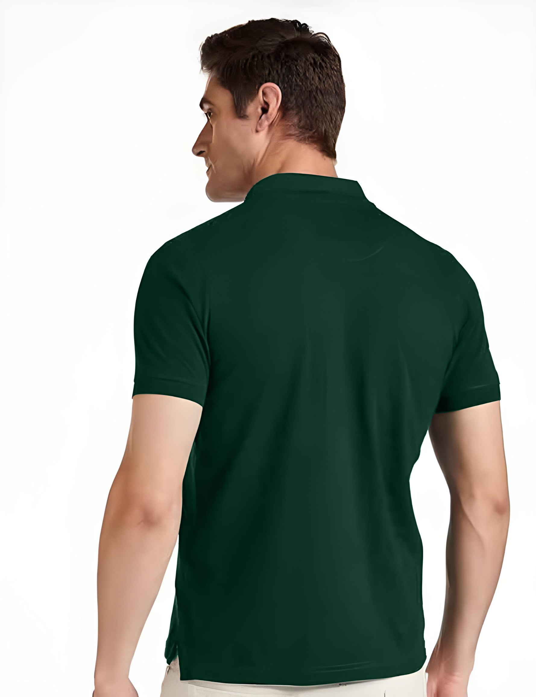 Polo T-Shirt for Men (Bottle Green)