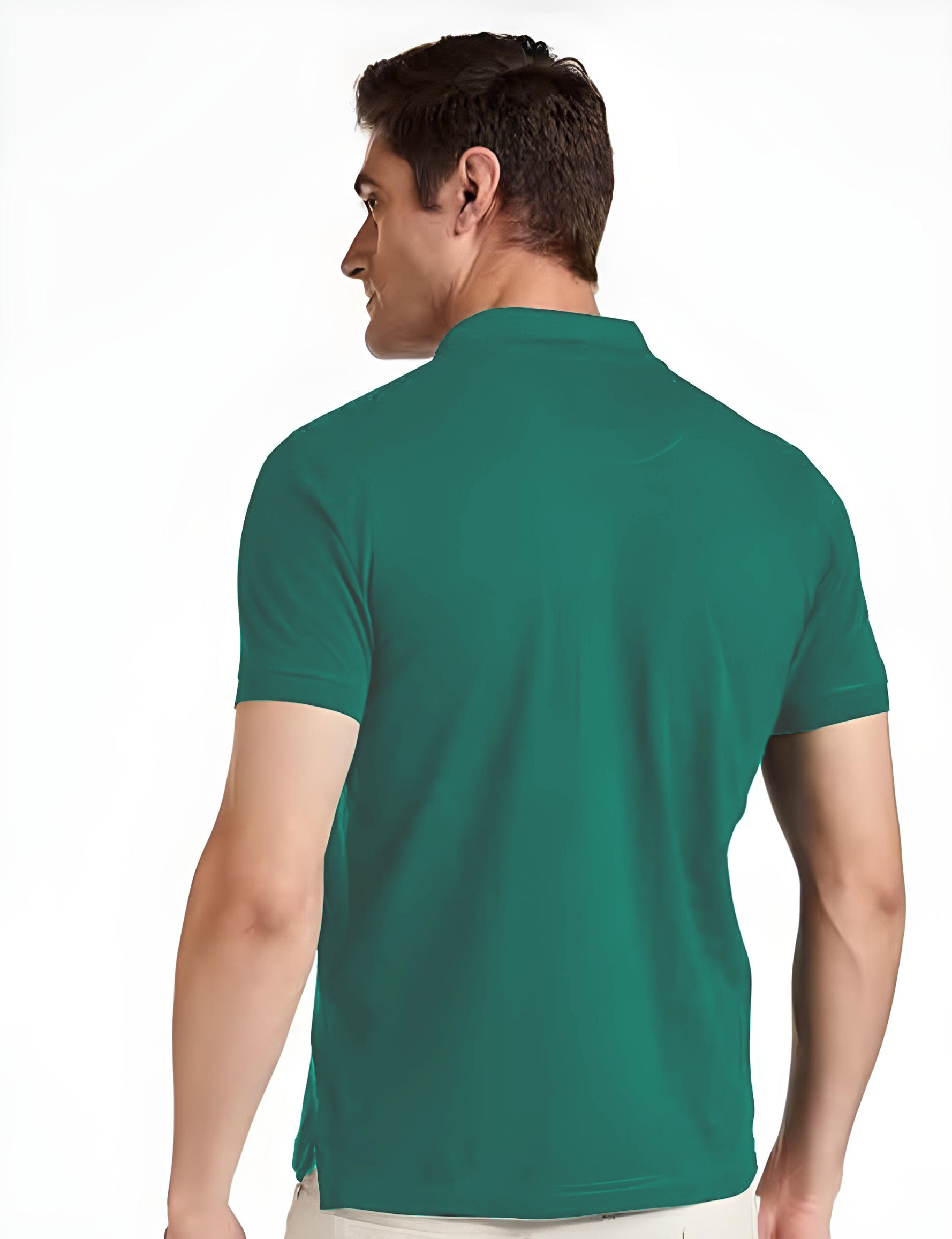 Polo T-Shirt for Men (Teal Green)