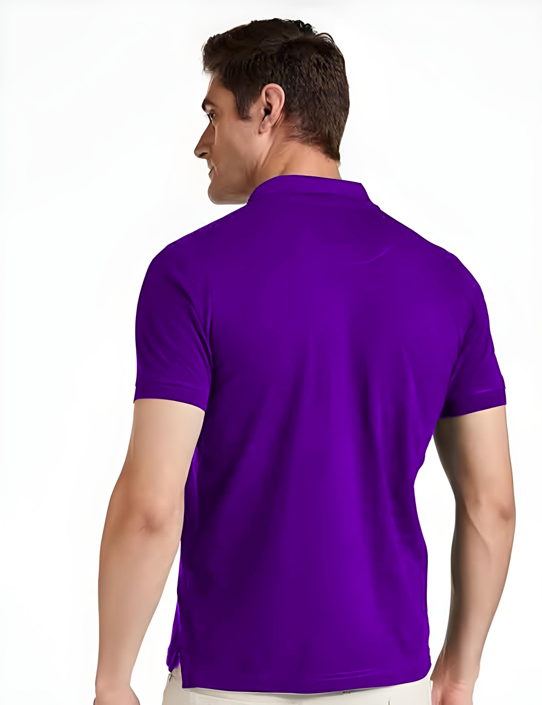 Polo T-Shirt for Men (Purple)