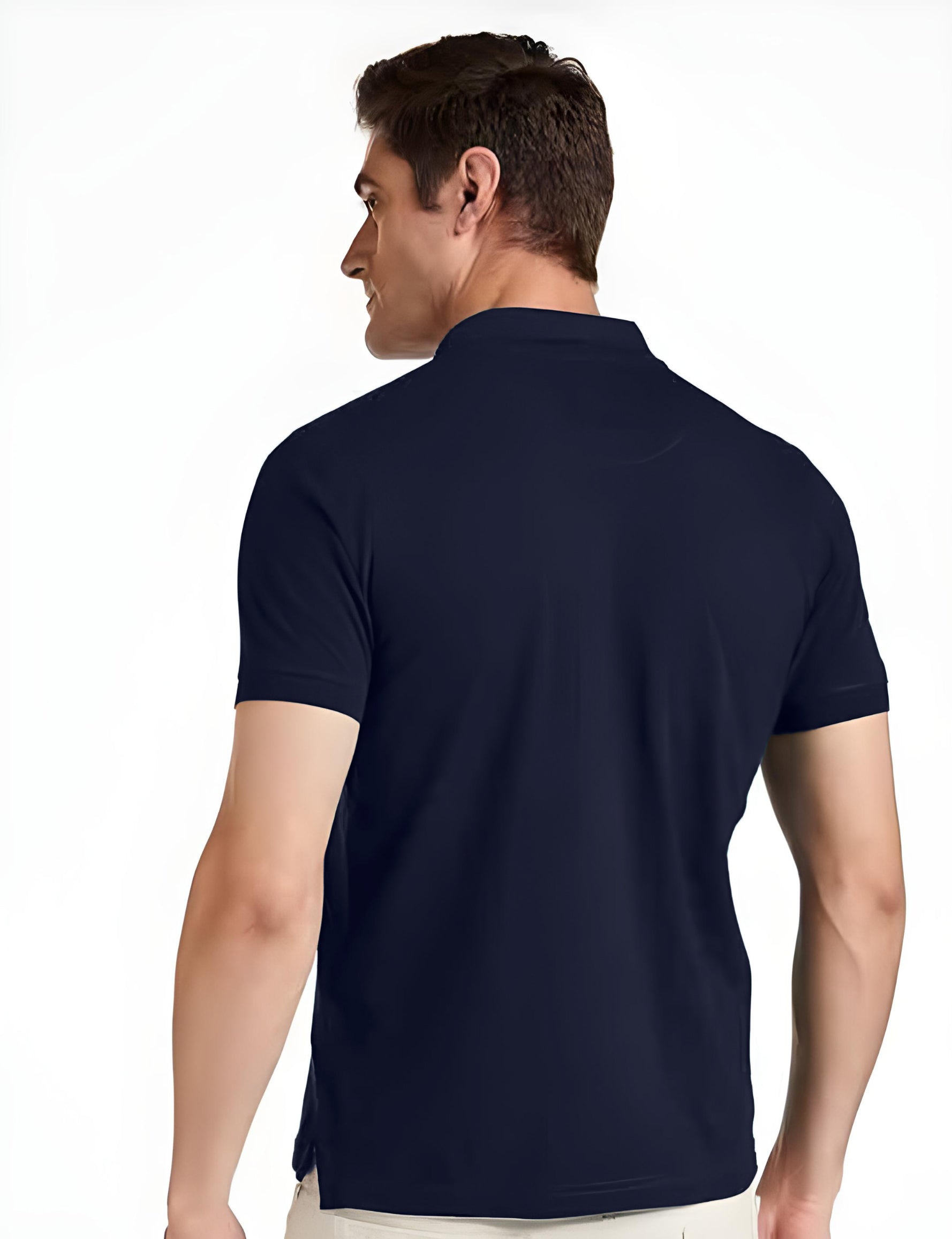 Polo T-Shirt for Men (Dark Navy Blue)