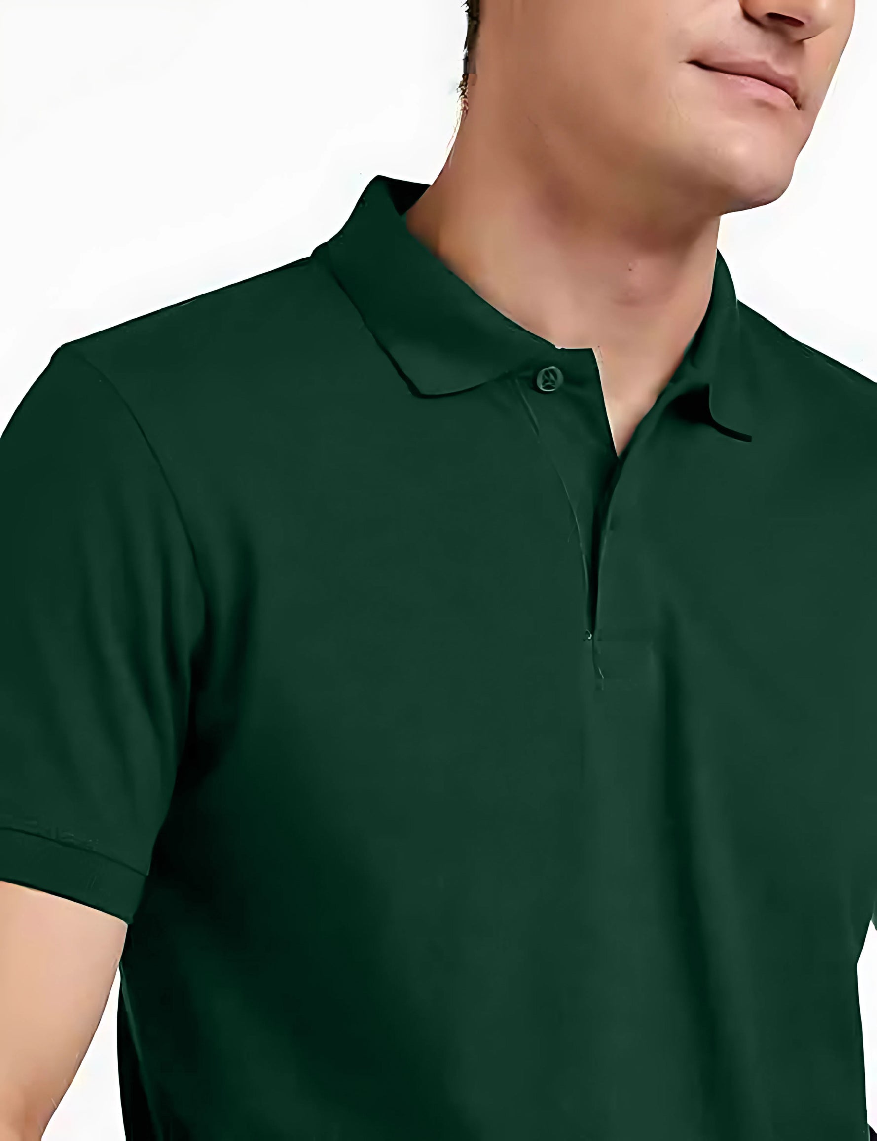 Polo T-Shirt for Men (Bottle Green)