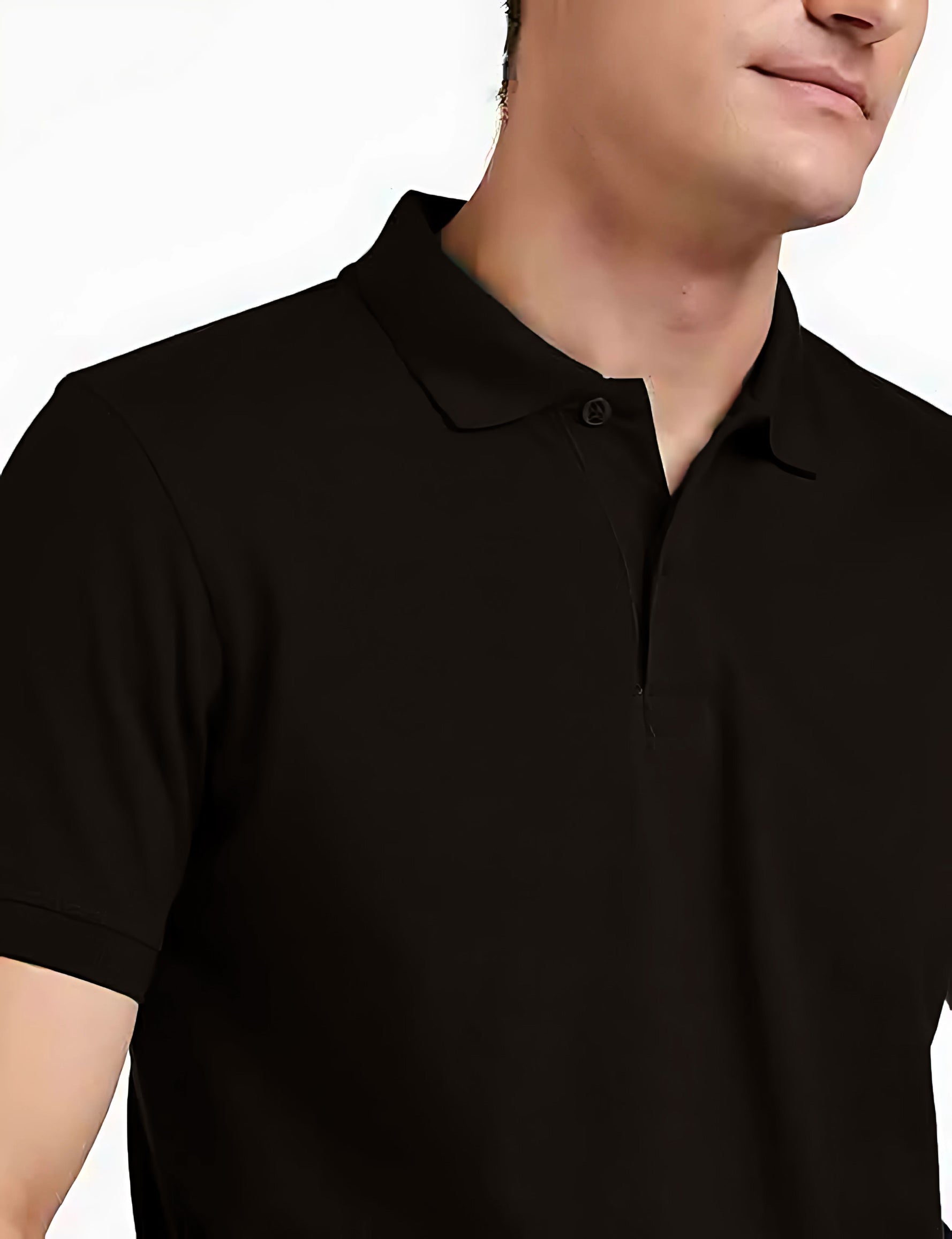 Polo T-Shirt for Men (Black)