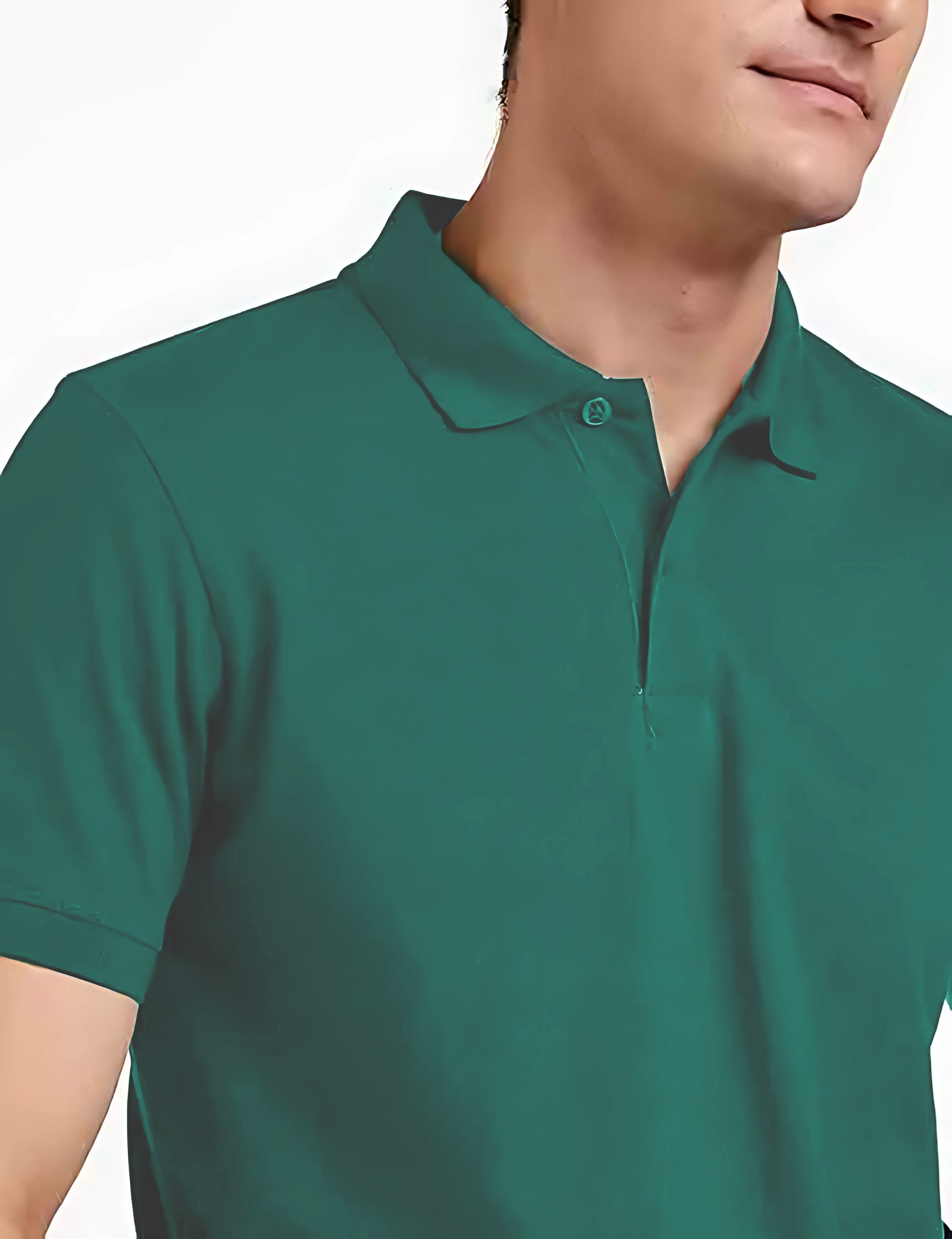 Polo T-Shirt for Men (Teal Green)