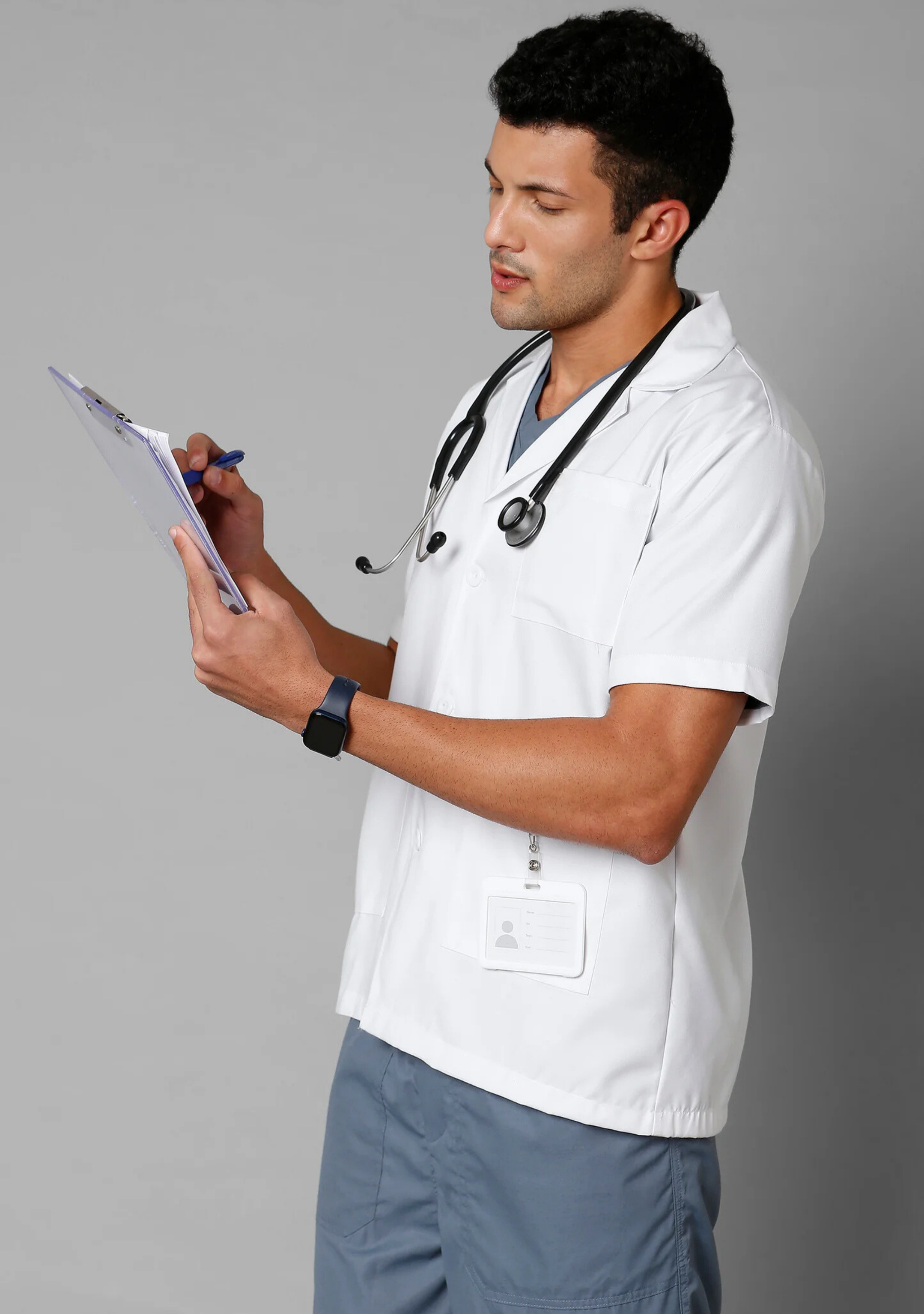 Ideal for Doctors & Medical Professionals -LABCOAT_HLHS_M