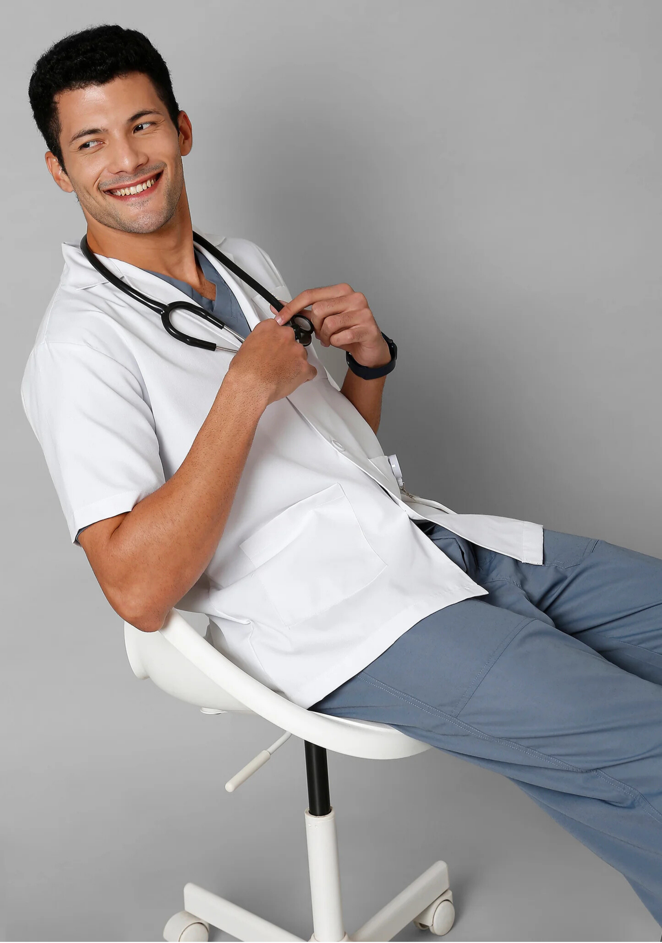 Ideal for Doctors & Medical Professionals -LABCOAT_HLHS_M