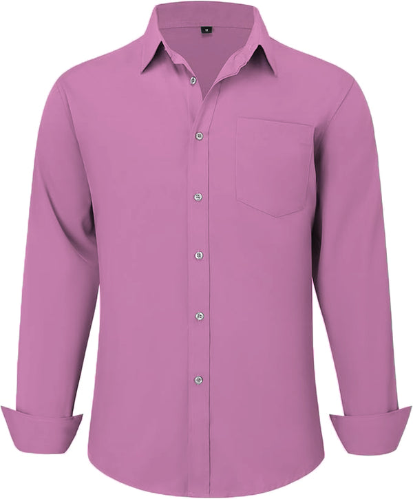 Uniform Unicorn Men's Formal Garden Aroma Shirt - Slim Fit Long Sleeve with Pocket | Office Wear | Formal Wear | Daily Wear(Shirt_Garden Aroma)