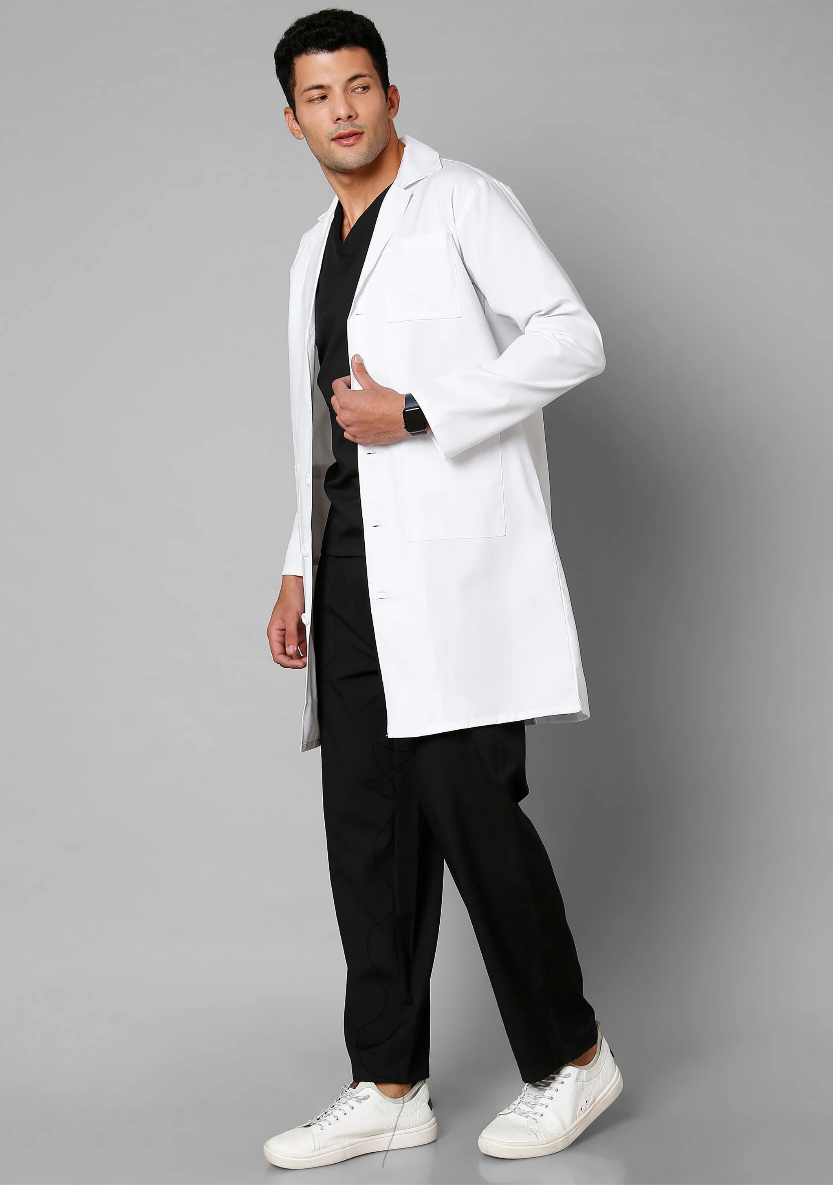 Ideal for Doctors & Medical Professionals - LABCOAT_FLFS_S