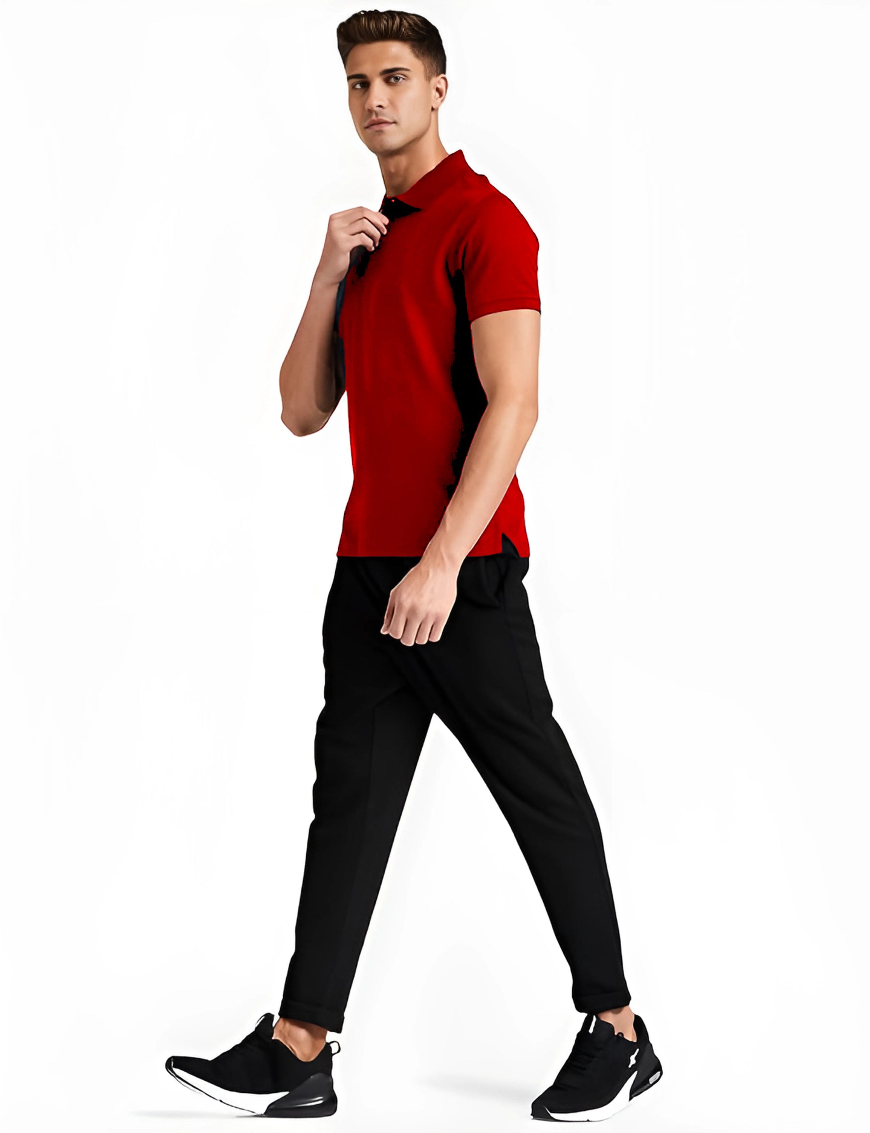 Polo T-Shirt for Men (Red)