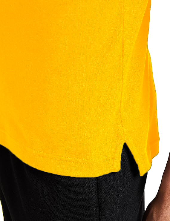 Polo T-Shirt for Men (Golden Yellow)