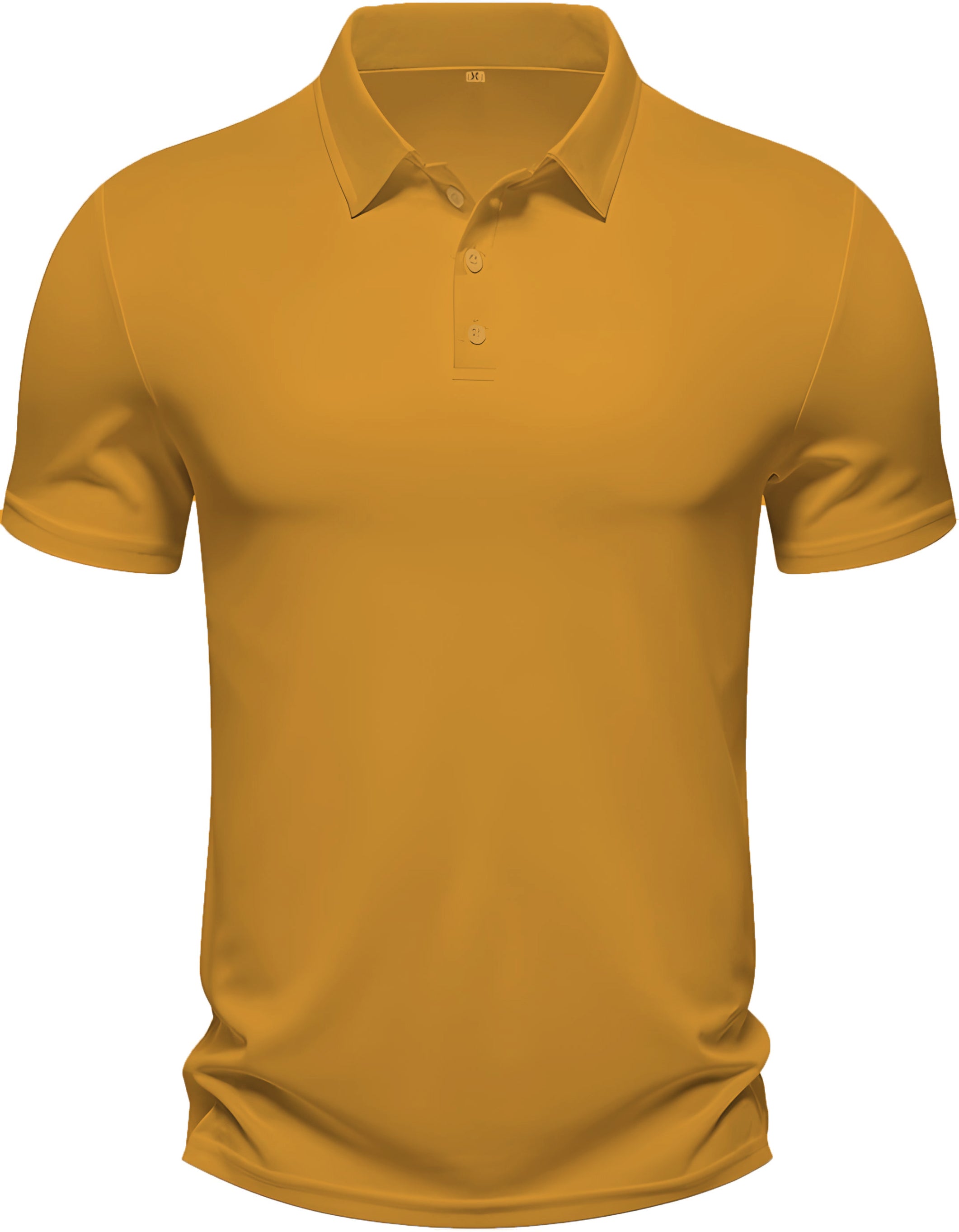 Polo T-Shirt for Men (Ochre Yellow)