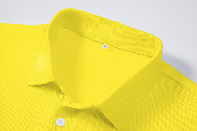 Polo T-Shirt for Men (Lemon Yellow)