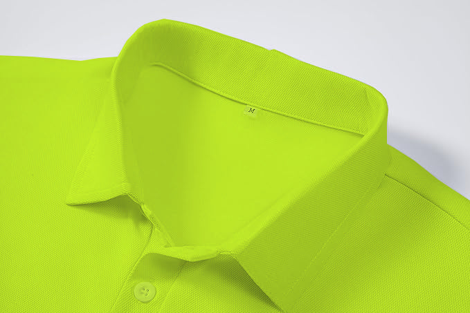 Polo T-Shirt for Men (Lime Green)