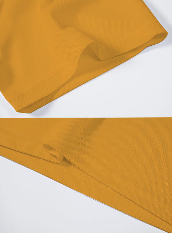 Polo T-Shirt for Men (Ochre Yellow)